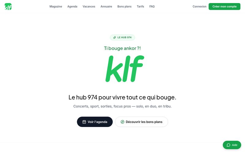 Aperçu du site klf